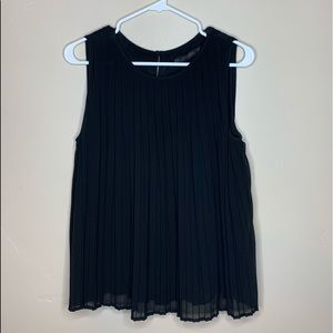 Zara Basics Pleated Blouse